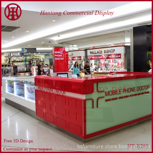 Hot selling Mall electronic components display showcase